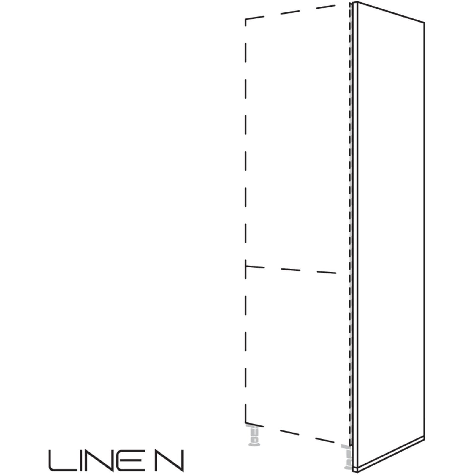nobilia LINE N end panel NHWA25-258