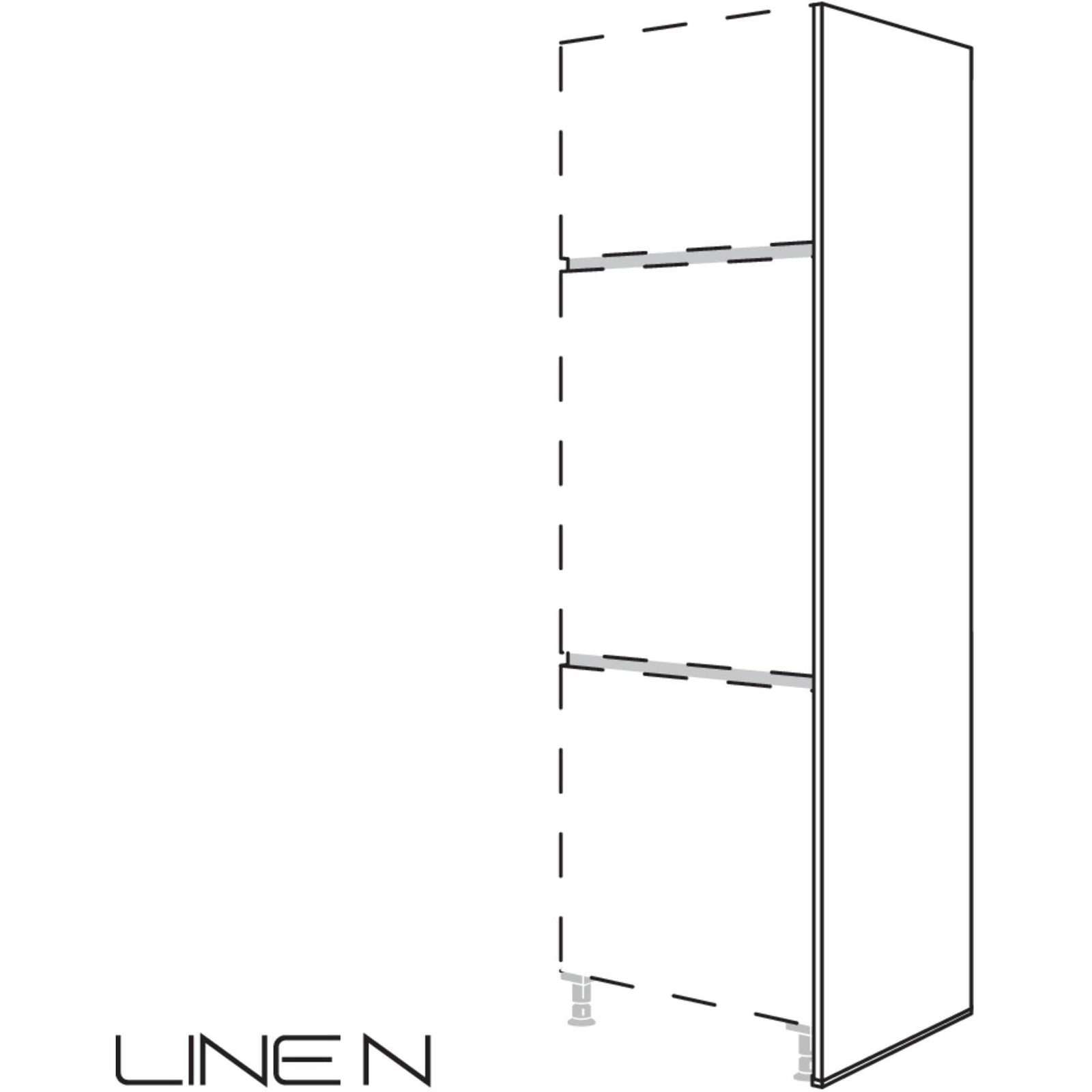 nobilia LINE N-Panel lateral de cierre NHWA10-3