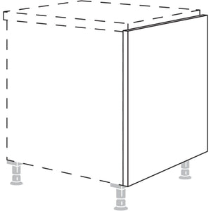 Nobilia Lackwange fuer Raumplanung in festen Tiefenmassen in Korpushoehe UWKRL10-62 10723