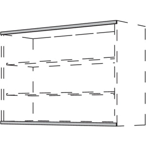 Nobilia Laufprofil-Set für Schiebetüren WSTP250 2812