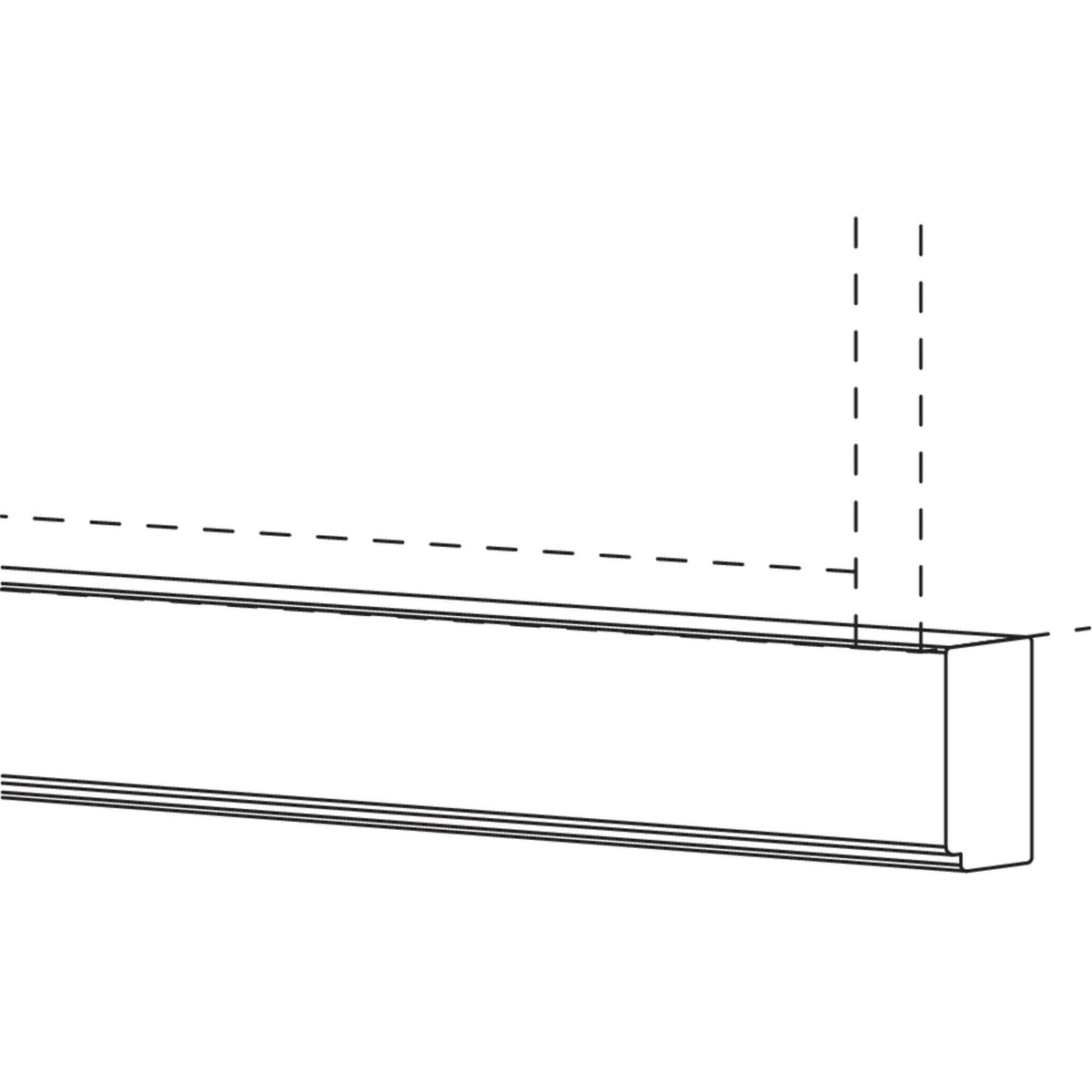 Nobilia Lichtblende- Landhausprofil- furniert LBF 99314
