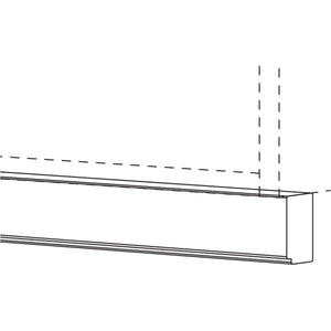 Nobilia Lichtblende- Landhausprofil- furniert LBF 9314