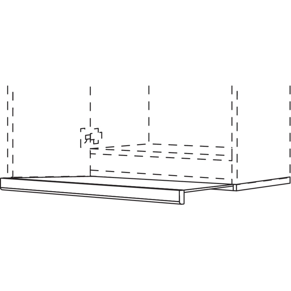 Nobilia Lichtblende LB für Flachschirm-Dunstabzugshauben LBDA60 9623