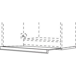 Nobilia Lichtblende LB für Flachschirm-Dunstabzugshauben LBDA60 9623