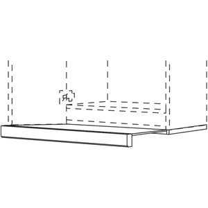 Nobilia Lichtblende LBF fuer Flachschirm-Dunstabzugshauben LBFDA60 9316