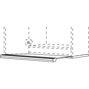 Nobilia Lichtblende LBH fuer Flachschirm-Dunstabzugshauben LBHDA60 9611