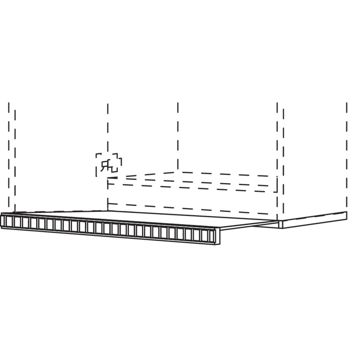 Nobilia Lichtblende LBL für Flachschirm-Dunstabzugshauben LBLDA60 9606