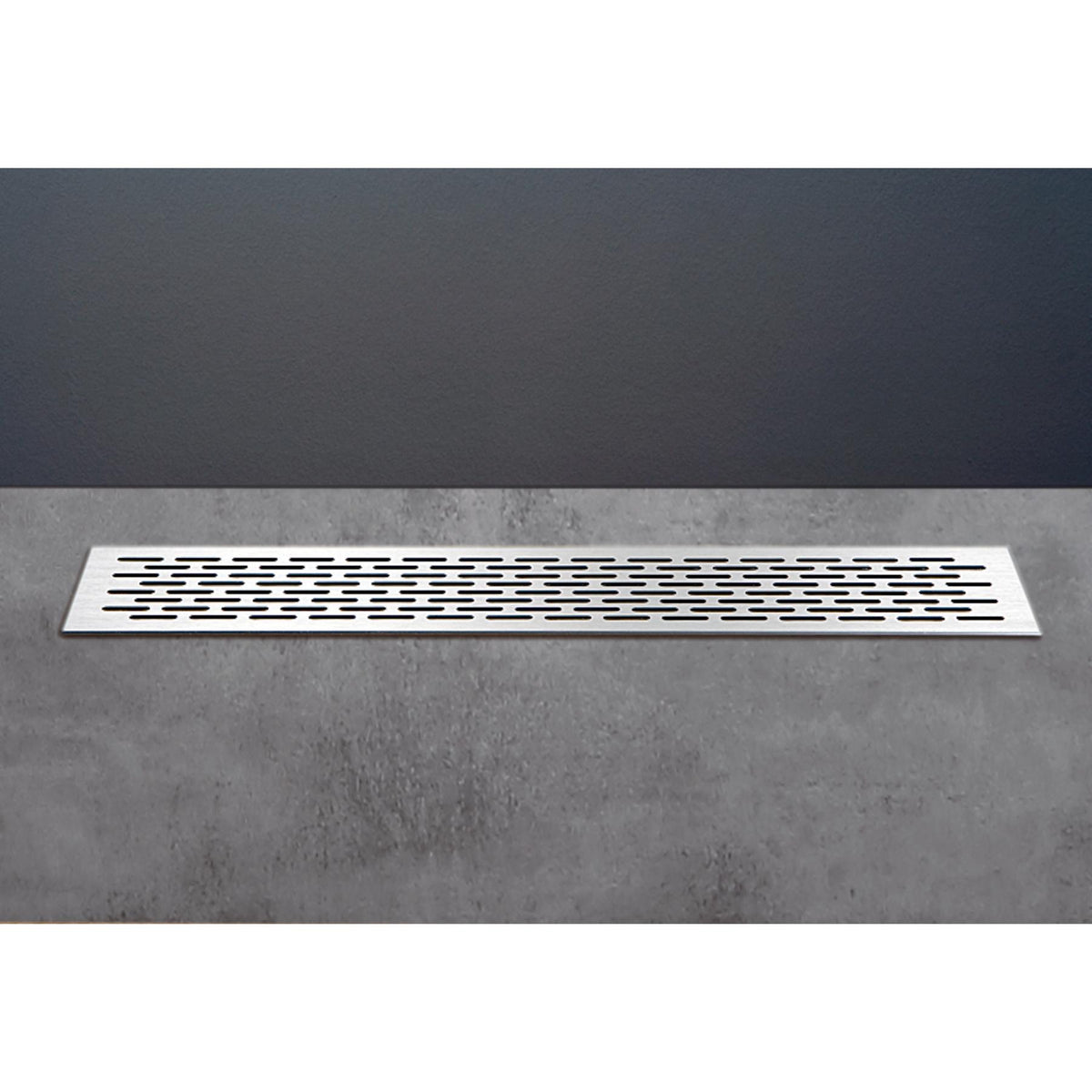 Nobilia Lüftungsgitter- edelstahlfarbig LGA41 9505