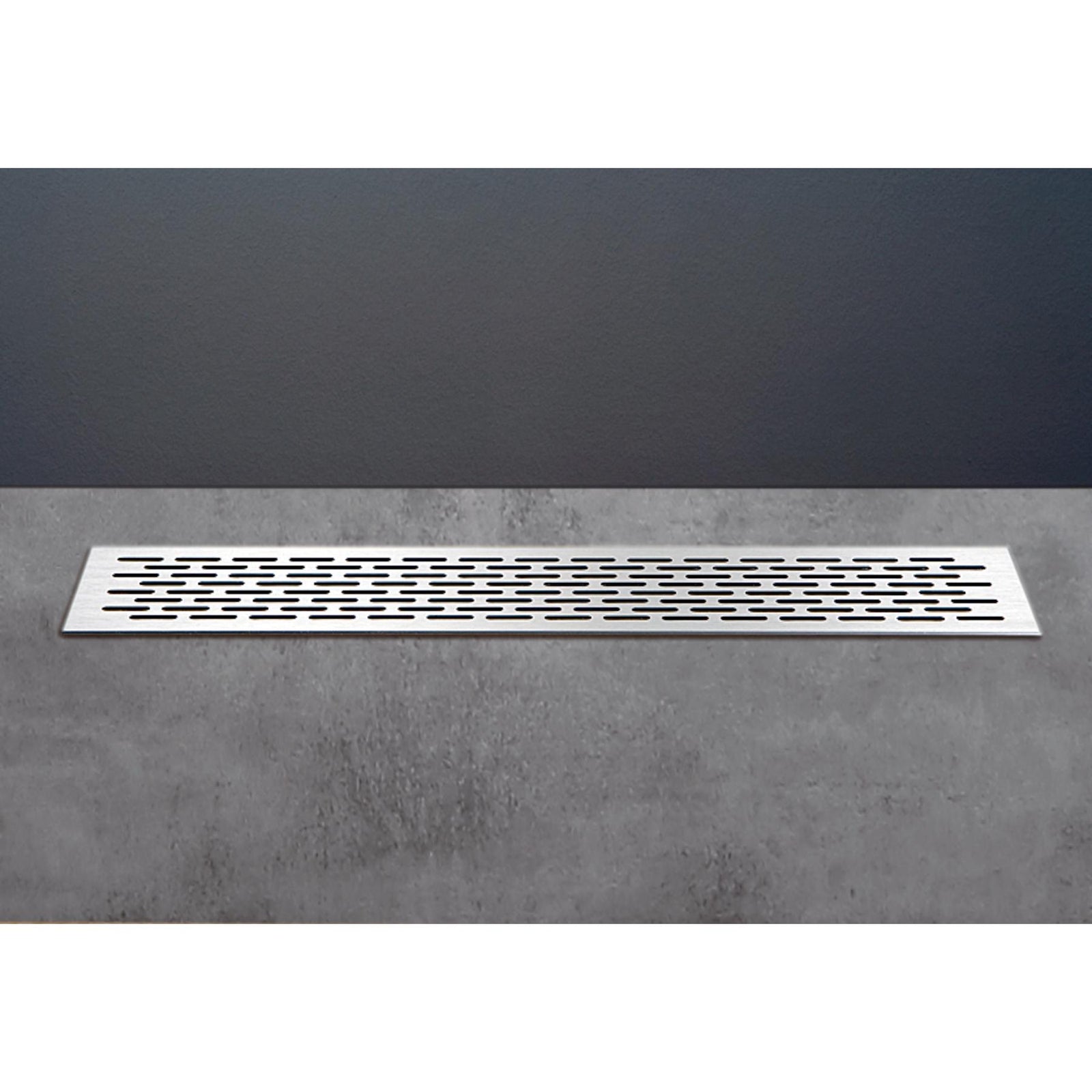 nobilia rejilla de ventilación, color acero inoxidable LGA54 54 cm