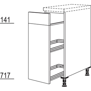 Nobilia Maxi-Auszugschrank UAM30-M 42139