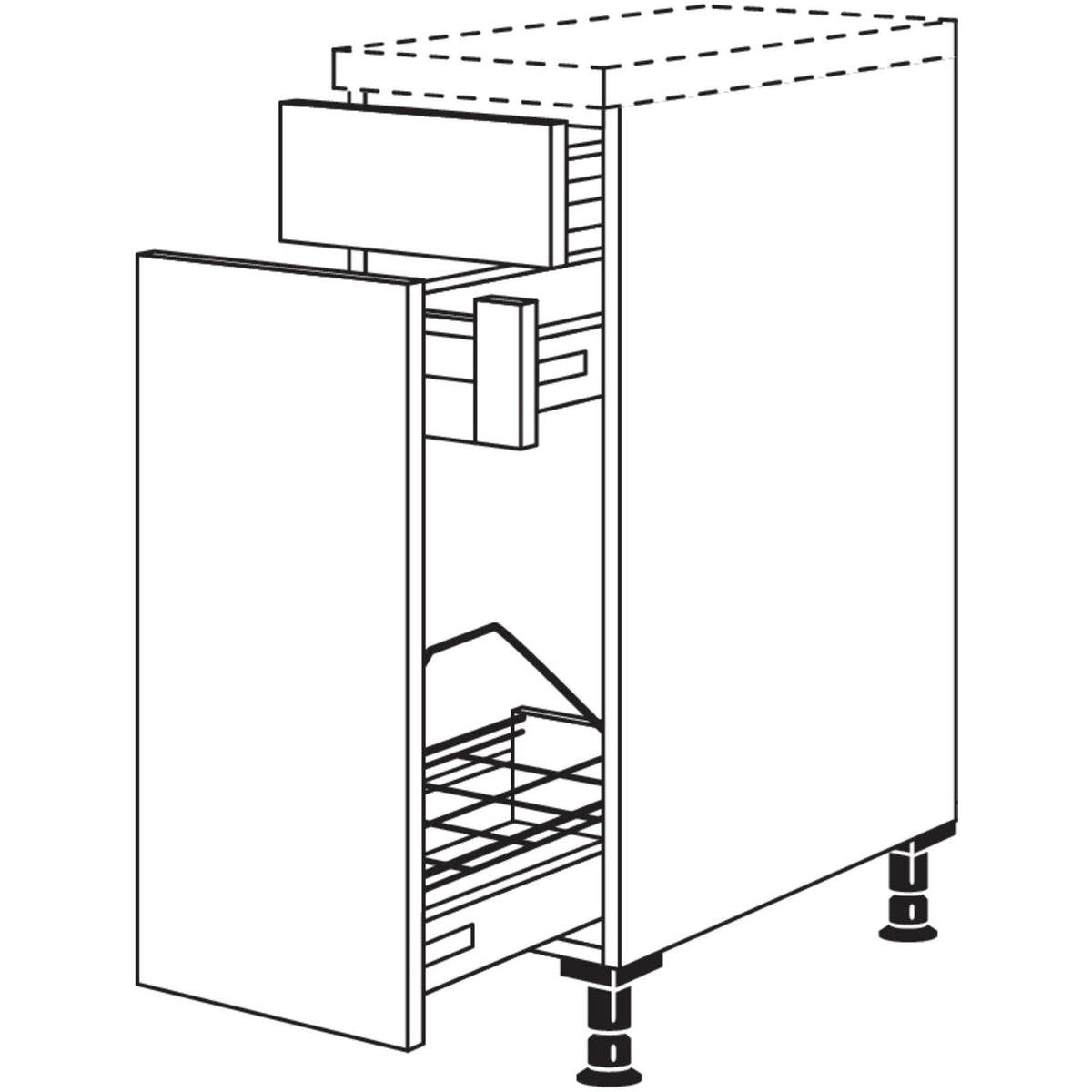 Nobilia Maxi-Auszugschrank UIAF30-M 41023