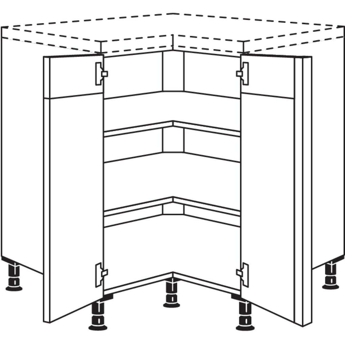 Nobilia Maxi-Eckschrank UTE90-M 43293