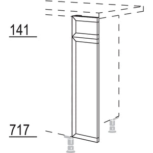 Nobilia Maxi-Frontpassstueck in Tuerausfuehrung UPF20-M 21236