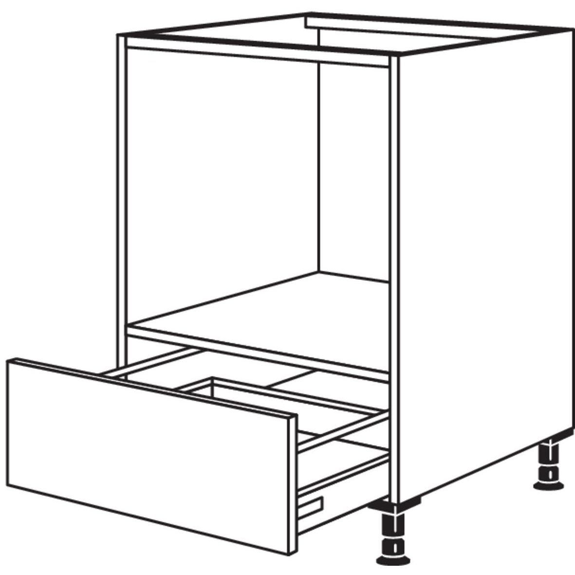 nobilia Maxi-armario para horno HUA60-M 60 cm