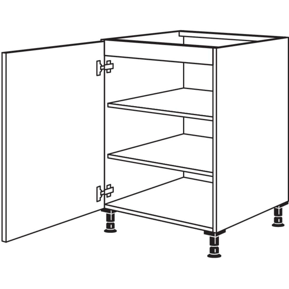 Nobilia Maxi-Kochstellenschrank KD60-M 40066