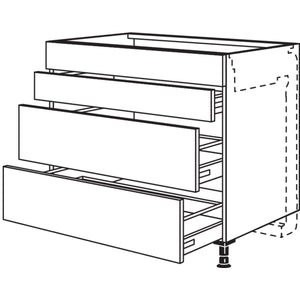 Nobilia Maxi-Kochstellenschrank fuer Kochfeldabzug KMS2A60-M 41660