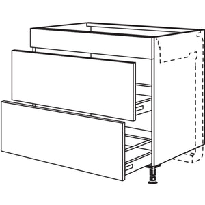 Nobilia Maxi-Kochstellenschrank fuer Kochfeldabzug KMSAA100-M 42680