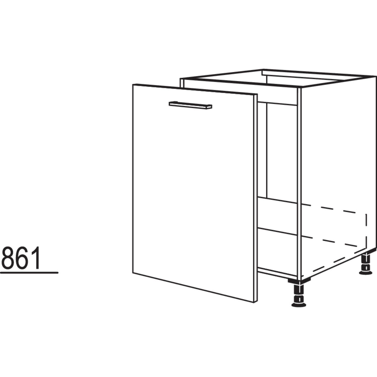 Nobilia Maxi-Spülenschrank SPUAD40-M 41193