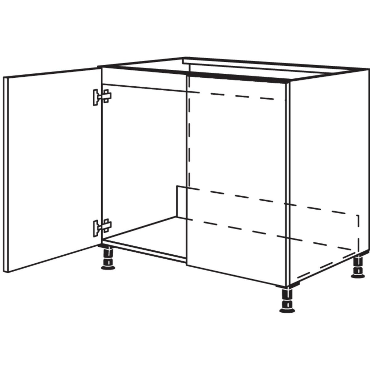 Nobilia Maxi-Spuelenschrank SPUD100-M 40160