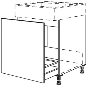 nobilia Maxi-Spuelenschrank fuer bauseitige Wertstoffbehaelter- Systeme SPUSTA-BW60-M 40214
