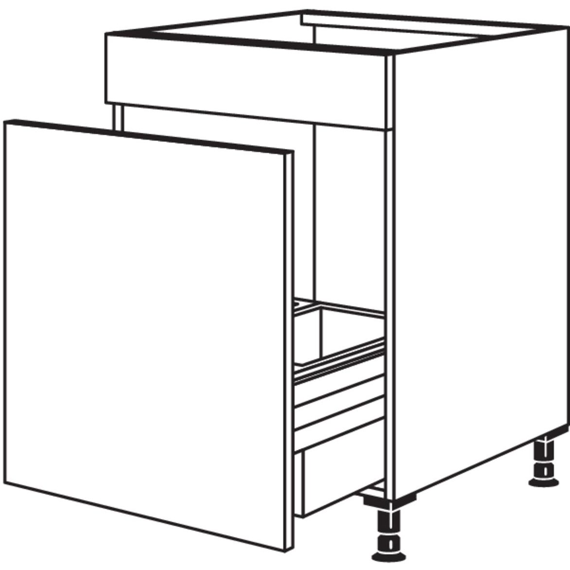 Nobilia Maxi-Spuelenschrank mit Zargen-Cargo SPUA-AS50-M 41295