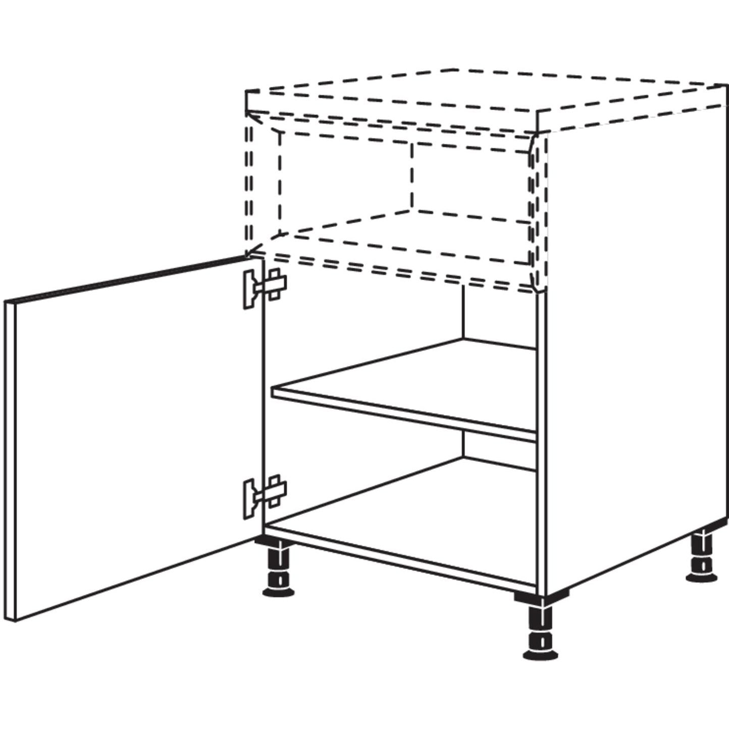 nobilia Maxi base cabinet for shelf insert Case UC30-M 30 cm