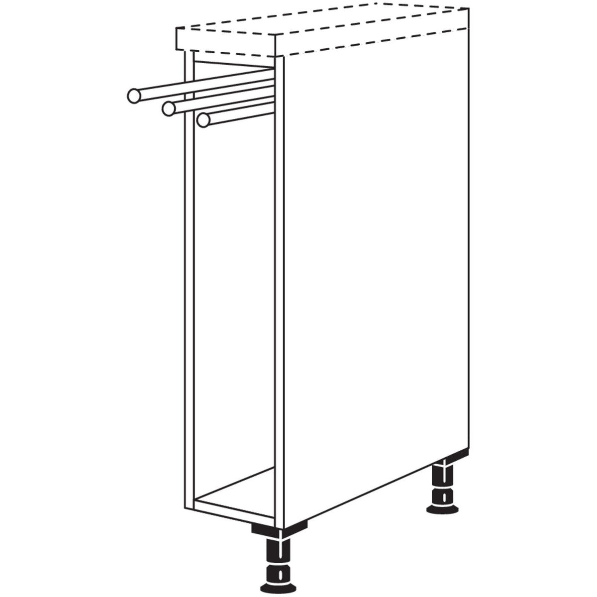 Nobilia Maxi-Unterschrankregal URHT15-M 43215