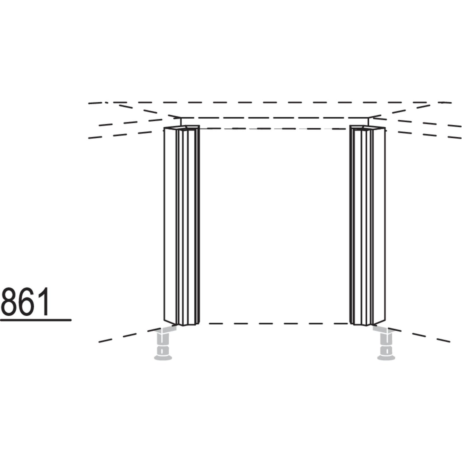 Nobilia Maxi-Winkelpassstueck- 135- UPE135-2-M 194