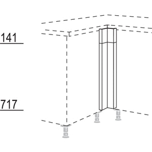 Nobilia Maxi-Winkelpassstück in Türausführung- variabel UPE-VT-M 51177