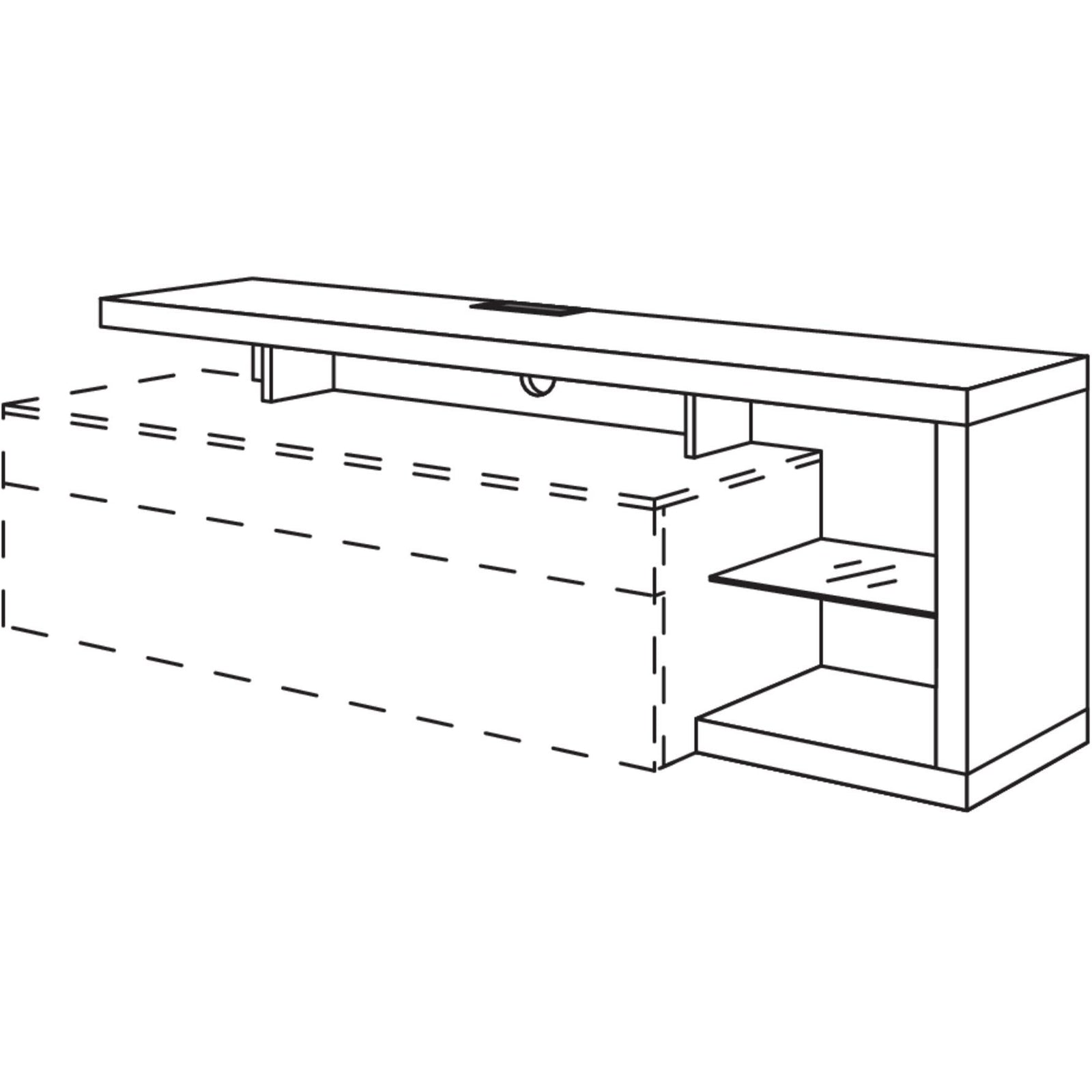 nobilia mediaconsole MEDIKON160R 160 cm