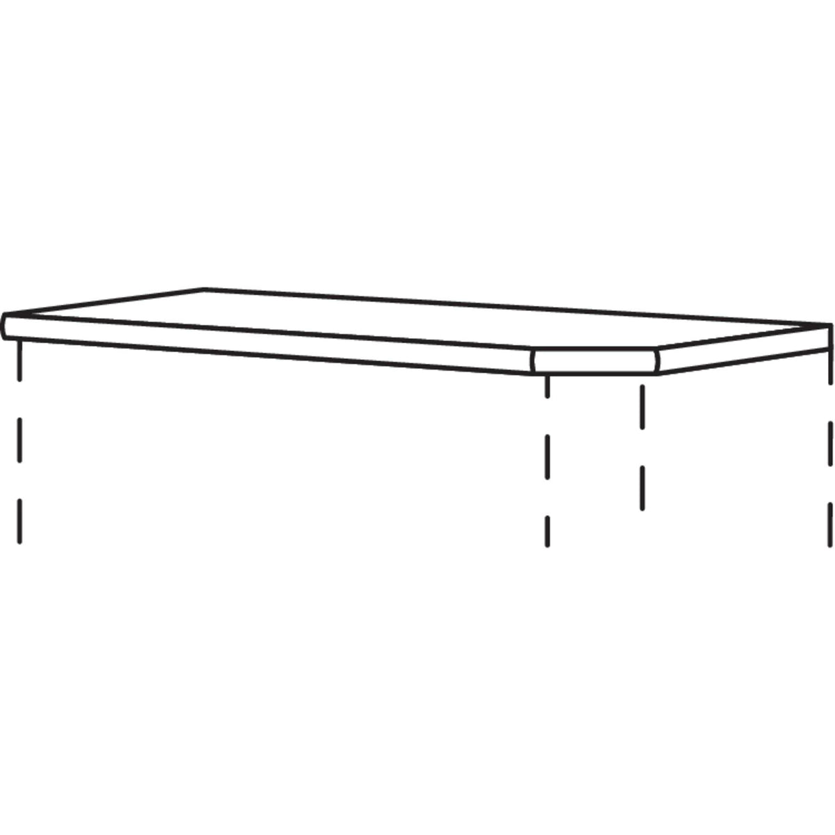 Nobilia Mehrpreis für Abschrägung - Abrundung an Abdeckböden- 10 mm - 16 mm - 25 mm stark ADB-AS 7845