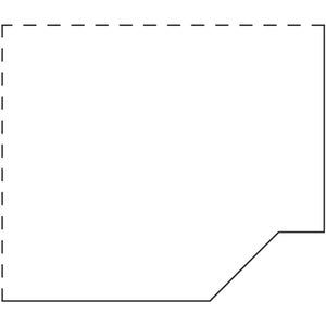 Nobilia Mehrpreis für Abschrägungen- Z-Form APQ-Z 7159