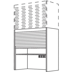 Nobilia Mehrpreis fuer abweichende Hoehe bei -Glas-Jalousieschraenken MP-AJAH 7987