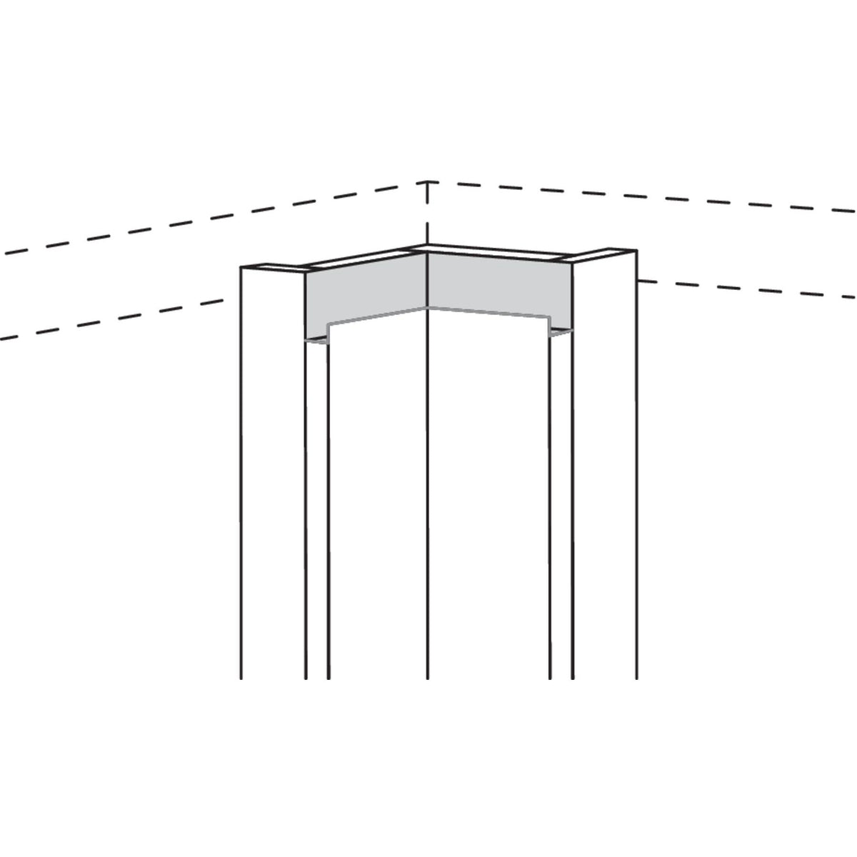 Nobilia Mehrpreis für angearbeitete Griffleiste 240 - 430 MP-GL 7955