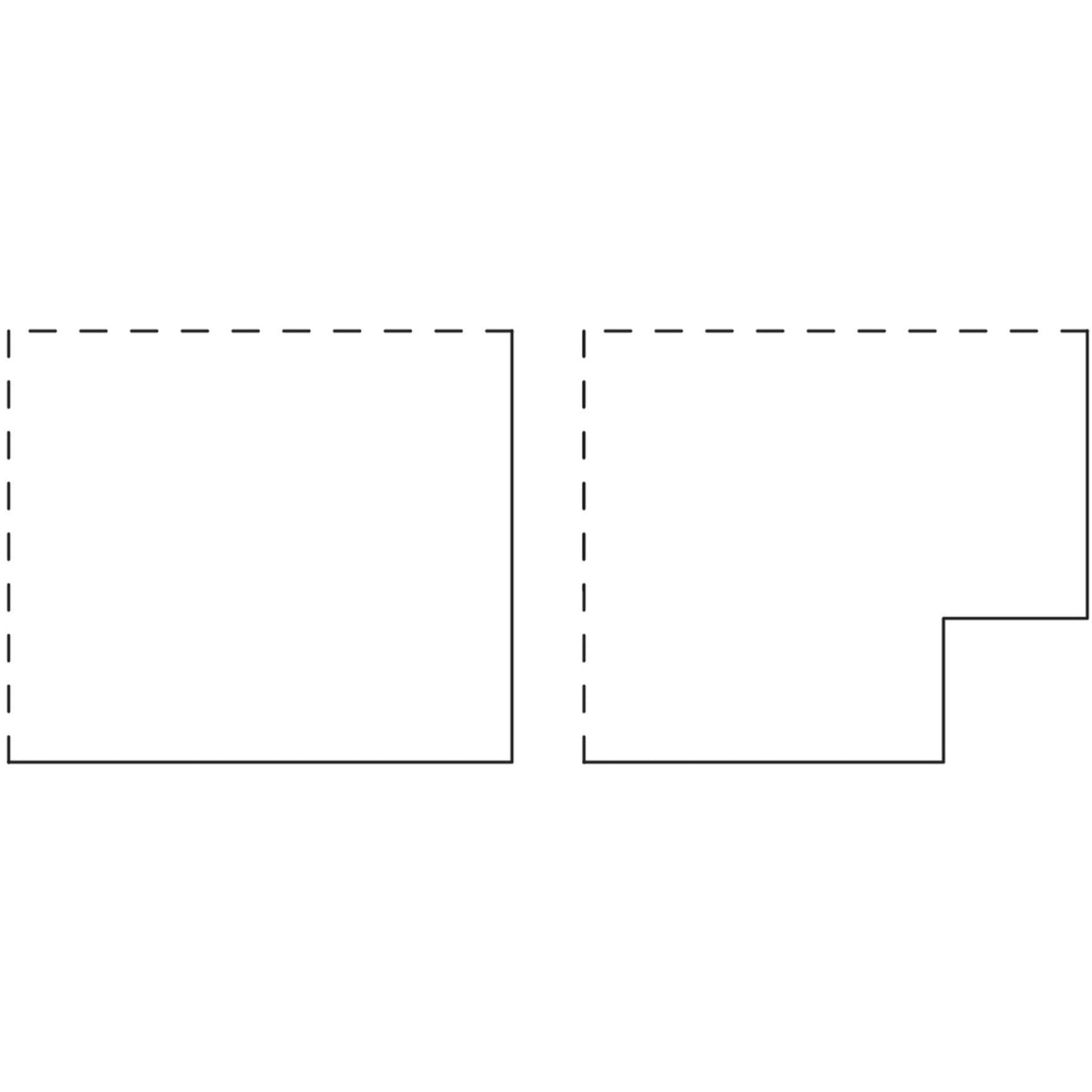 Nobilia Mehrpreis fuer eckige Ausfuehrung der Innenecke AP-IEK 9354
