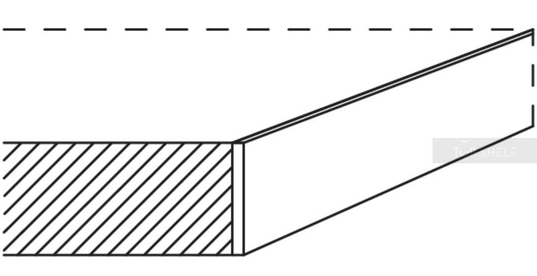 Nobilia Mehrpreis für zusätzliche Kantenbelegung Eckige-Kante an Arbeitsplatten und Tischen- APD-K 7493