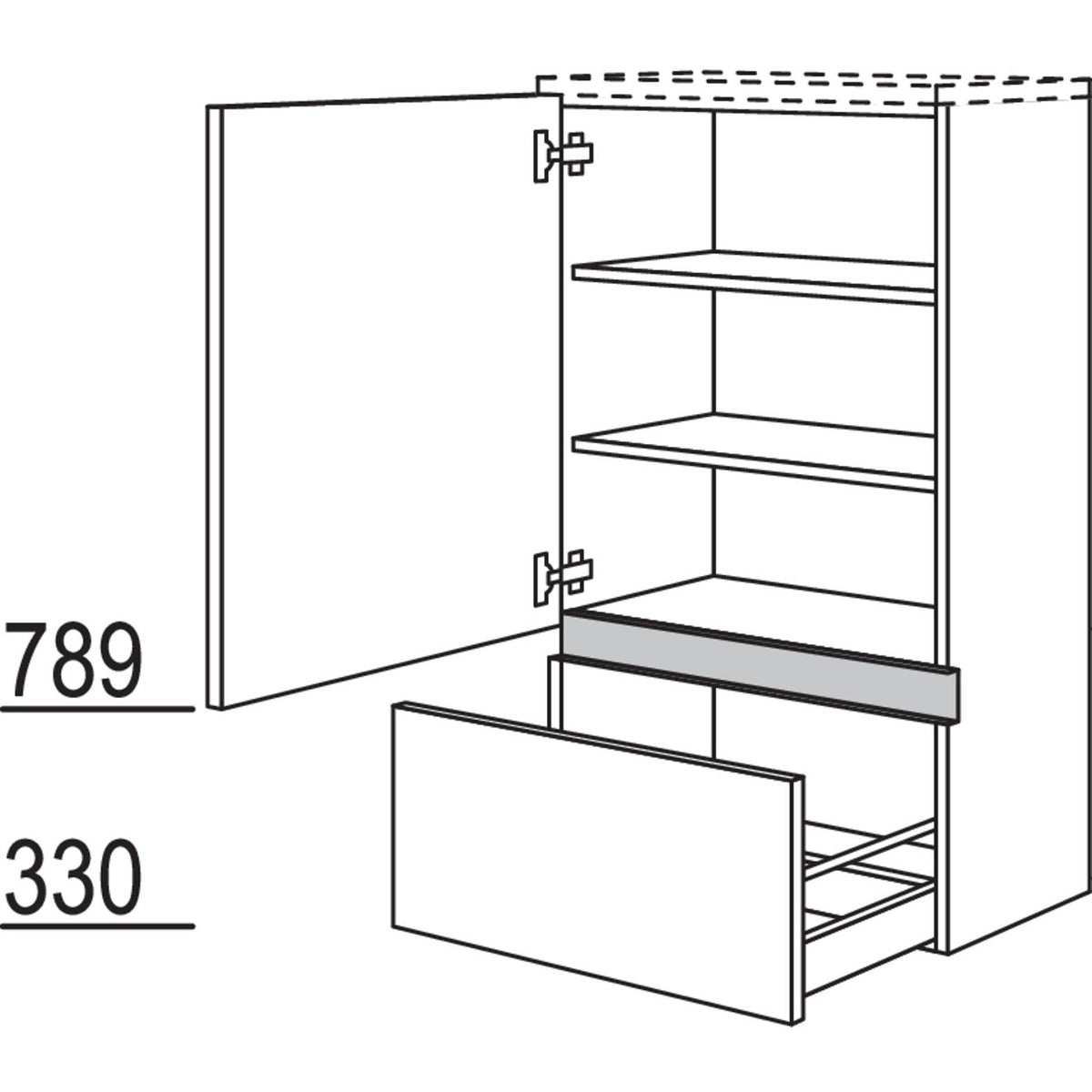 nobilia Midischrank NBMA60-115 67740