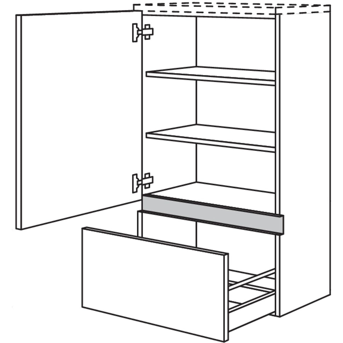 nobilia Midischrank NBMA60-115 67740