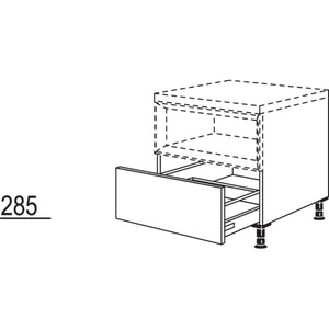 Nobilia Mini-Auszugschrank fuer Regaleinsatz Case UAC80-58 38058