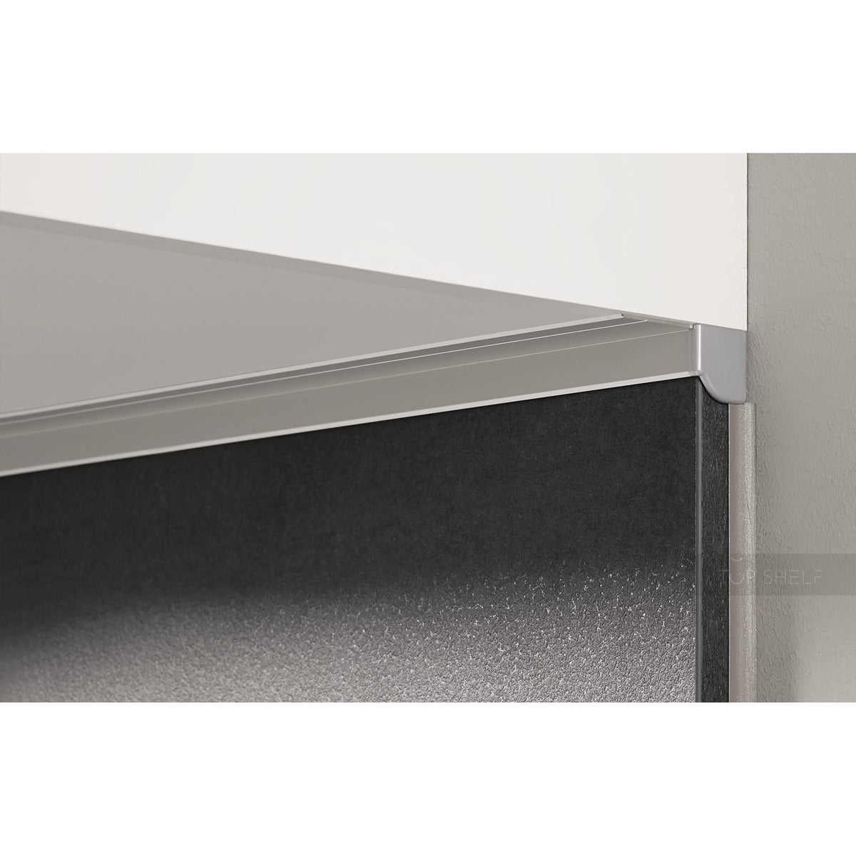 Nobilia Nischenprofil oben Aluminiumprofil- Edelstahl- Optik NKPO200 9573