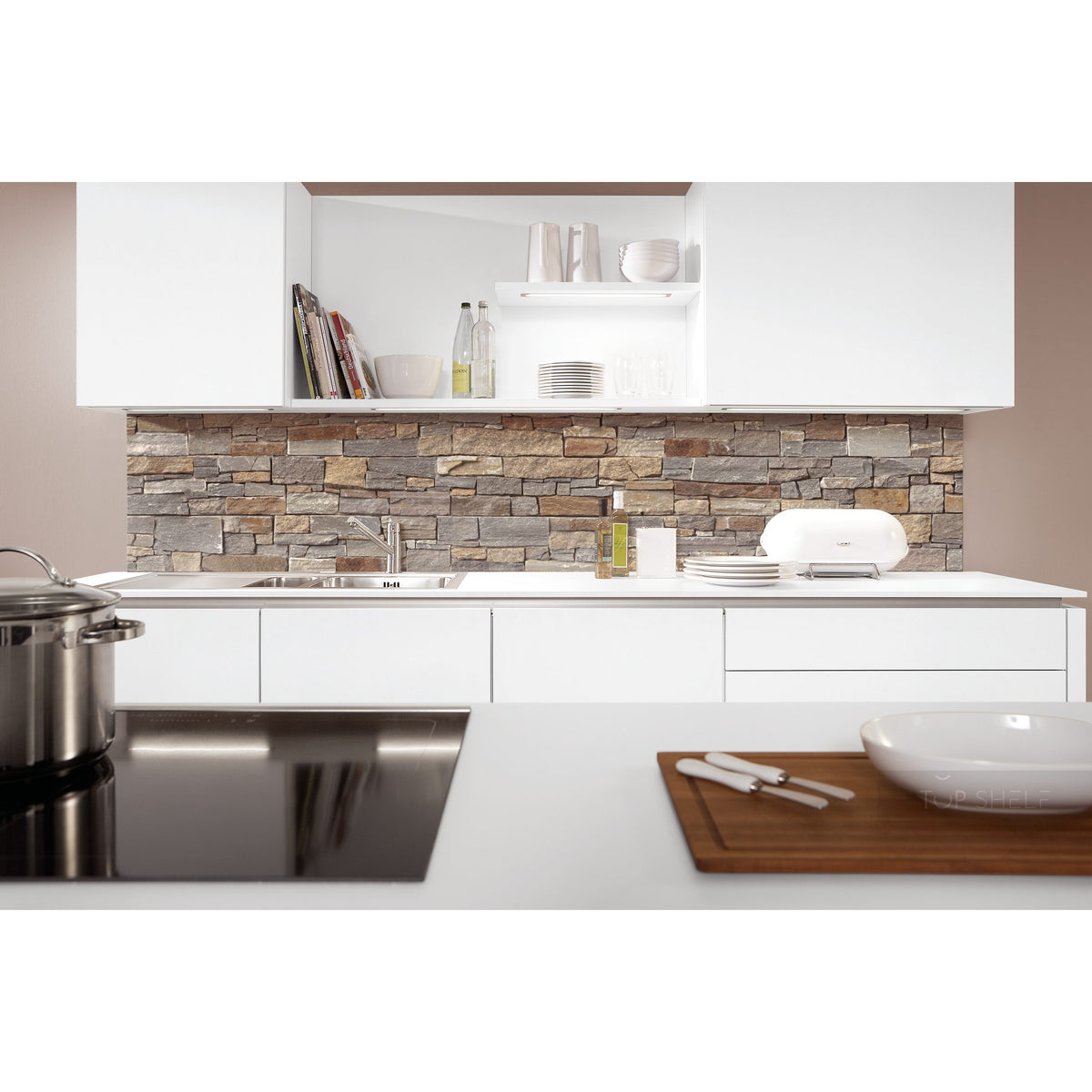 Nobilia Nischenverkleidung mit Motiv im Digitalprint NVM70 9162