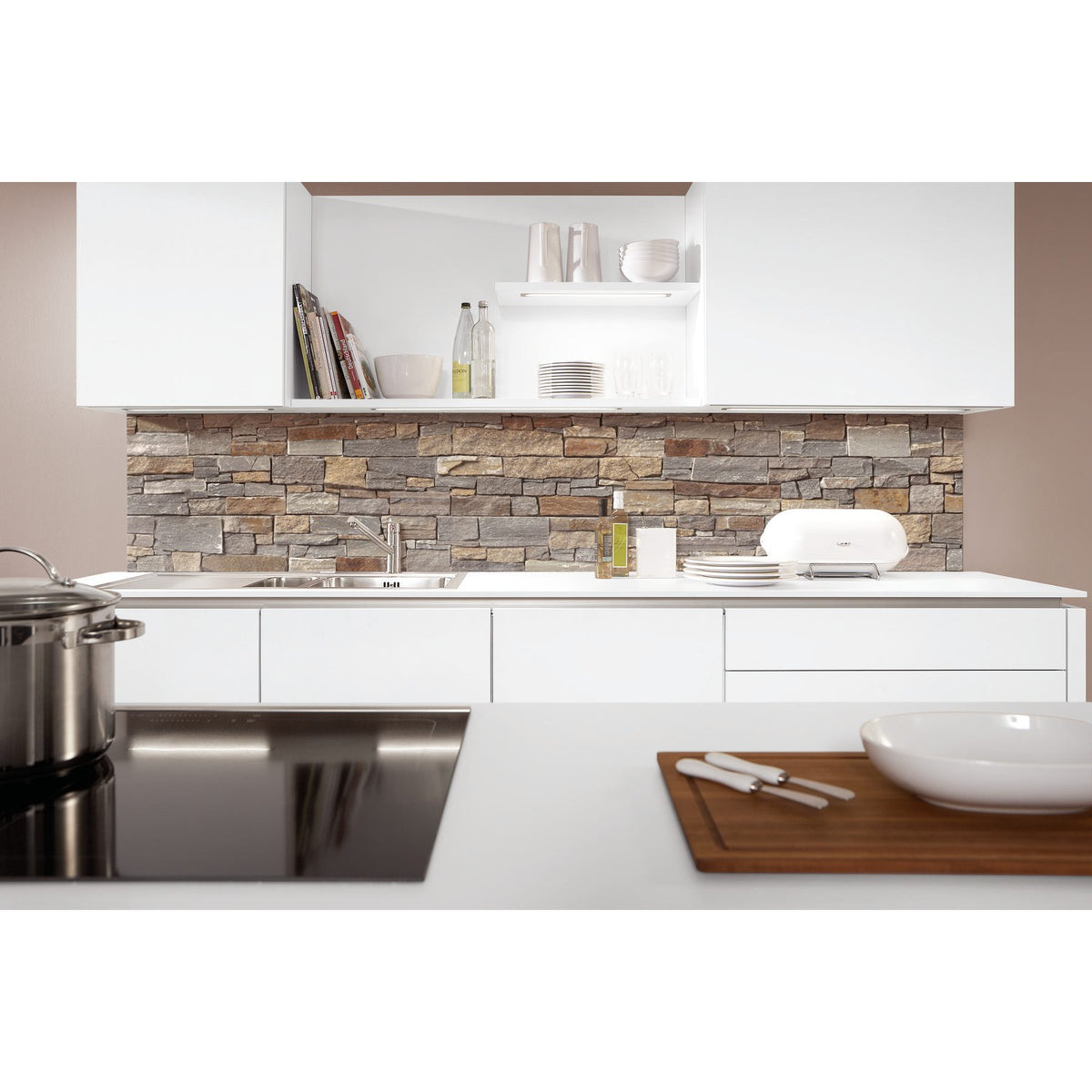 Nobilia Nischenverkleidung mit Motiv im Digitalprint NVM54 9159