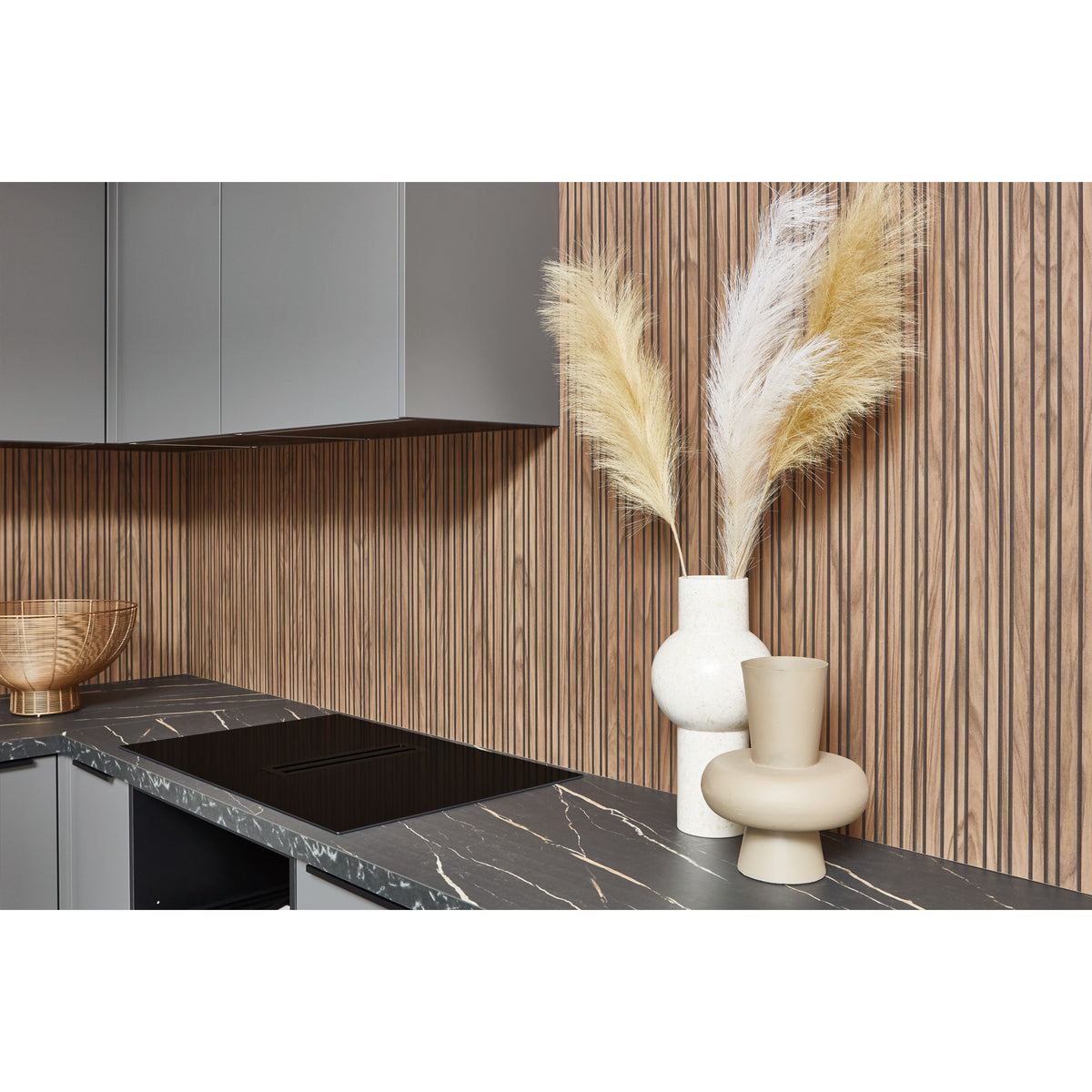 nobilia Nischenverkleidung mit Motiv in 3D-Struktur NVMDS277 9126