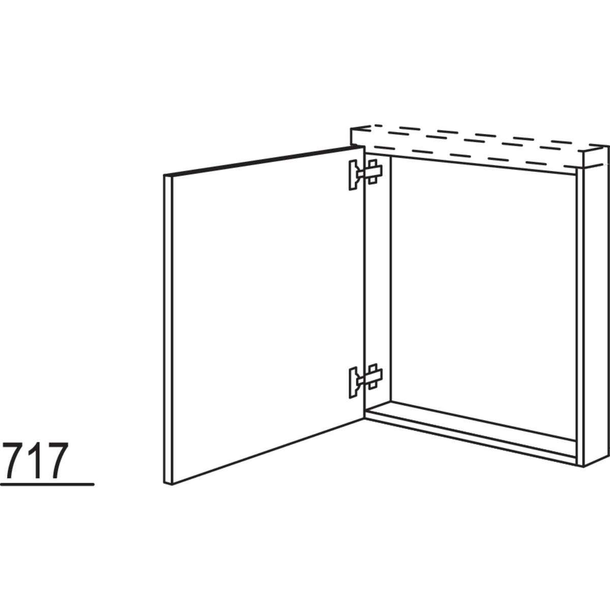 Nobilia Rahmenteil URTD60 31134