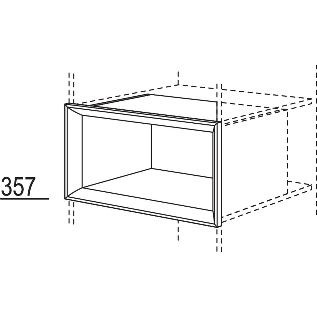 Nobilia Regaleinsatz Case CE60-36T 65831