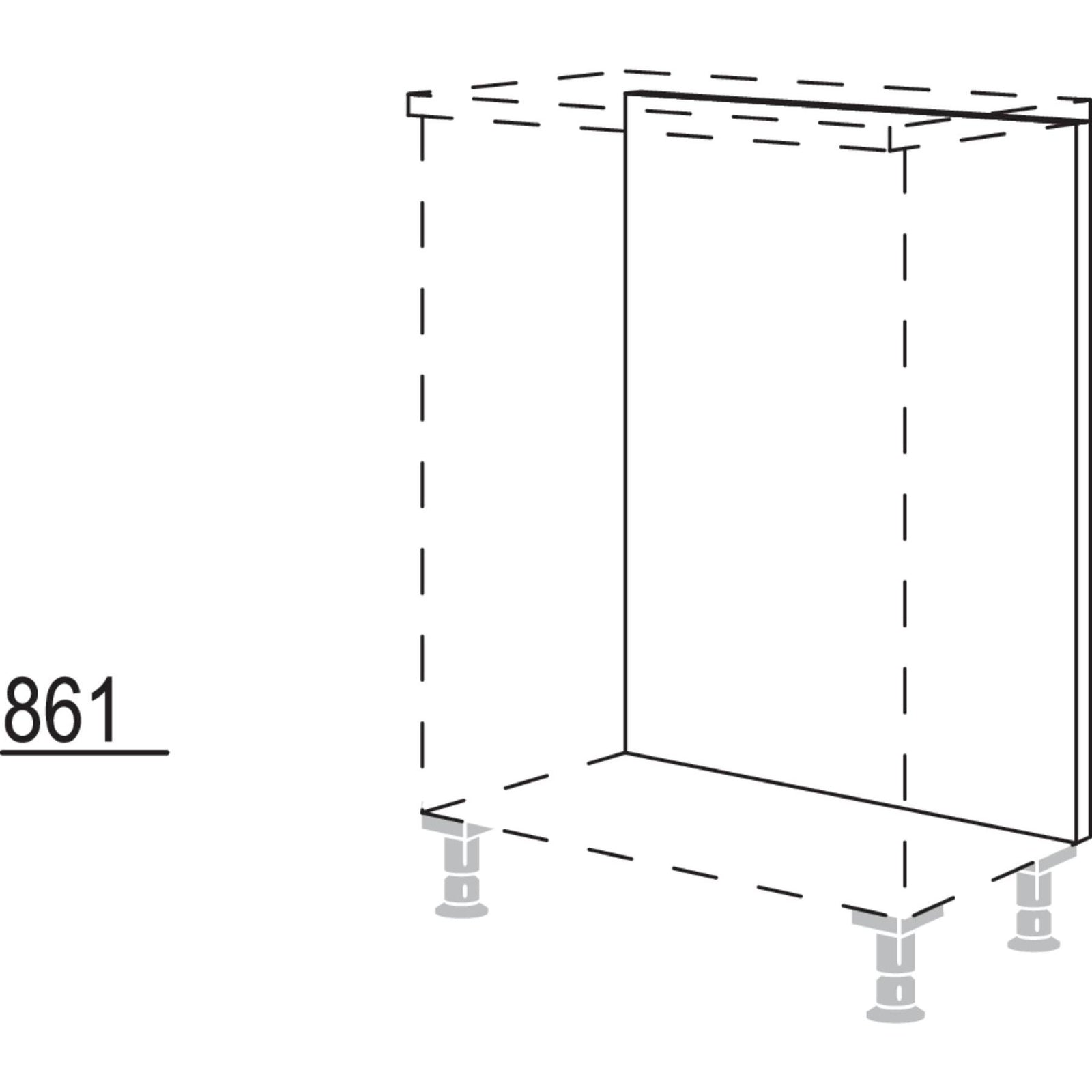 Nobilia Rueckwandverkleidung fuer Sideboardplanungen RFW20-86 53720