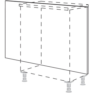 Nobilia Rueckwandverkleidung fuer Sideboardplanungen RKW-79 40742