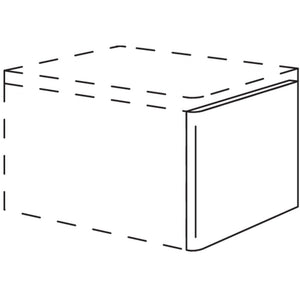 Nobilia Runde Abschlusswange- 25 mm stark WAR25-43 25884