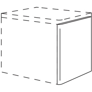 Nobilia Runde Abschlusswange- 25 mm stark WAR25-55 25885