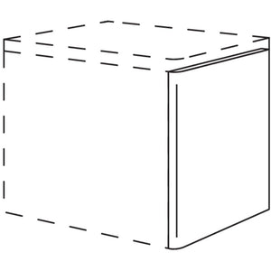 Nobilia Runde Abschlusswange- 25 mm stark WAR25-55 25885